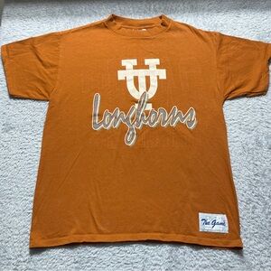 The Game Texas Longhorns Men L Burnt Orange Vintage NCAA 90s Jock Tag